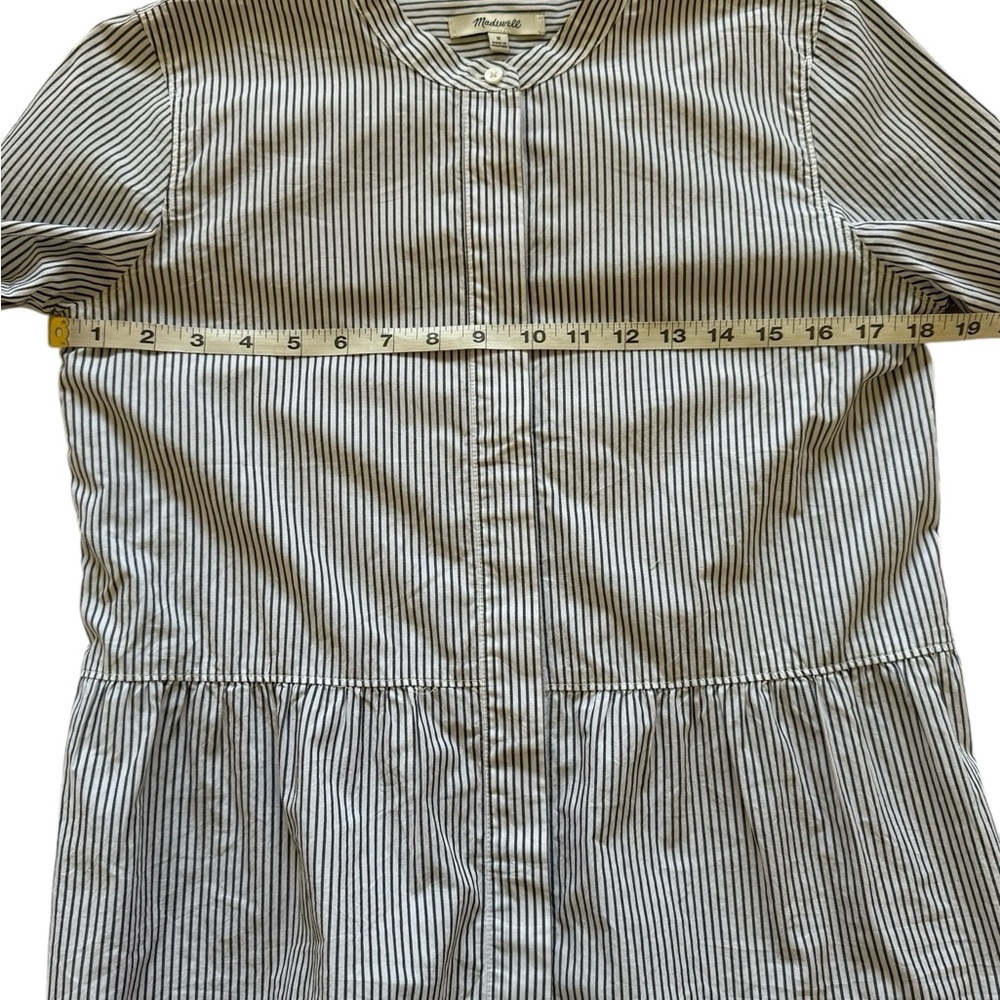Madewell Lakeside Striped Peplum Blouse - Picture 8 of 15